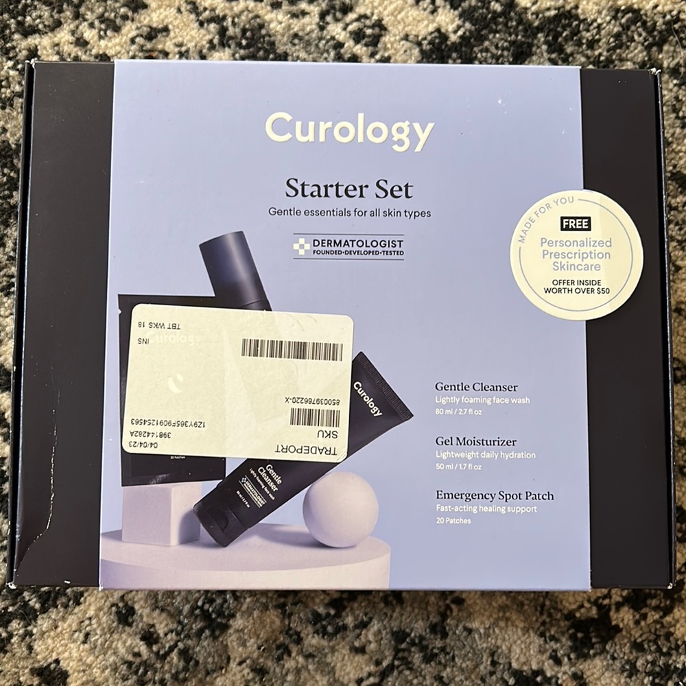 Curology starter set new in box.